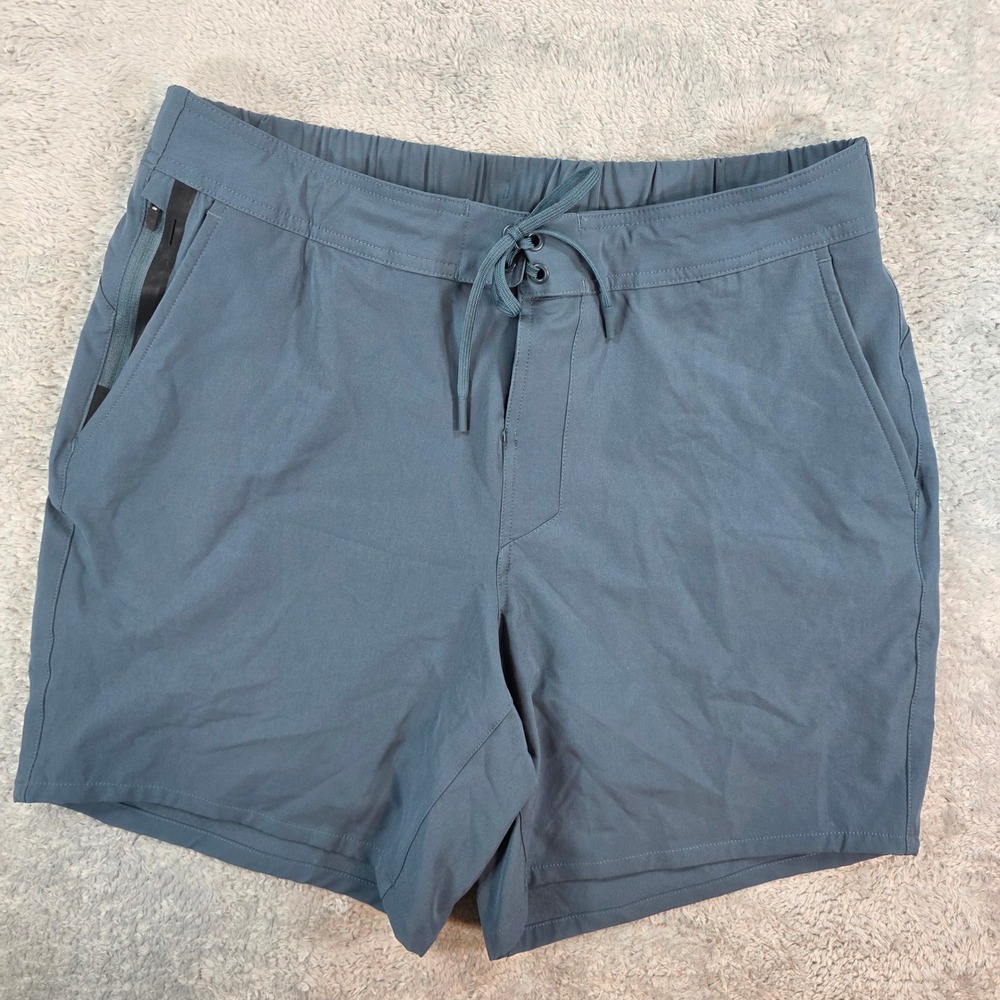 Ten Thousand Foundation Compression Lined Training Shorts Blue 33 Mens Gym